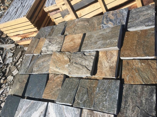 Плитка пилёная златолит Уральский для фасада купить в Дегтярске