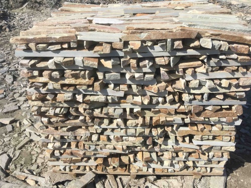 Горбушка златолит золотистый для облицовки купить в Дегтярске