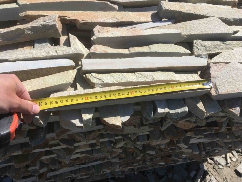 Горбушка златолит золотистый для облицовки купить в Дегтярске