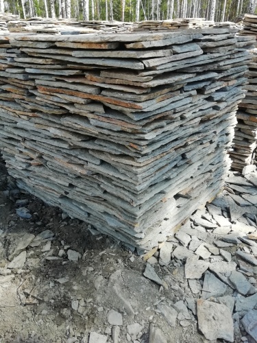 Плитняк златолит Уральский для цоколя, отмостки купить в Дегтярске